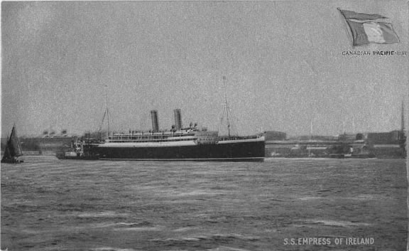 empress of ireland troop ship